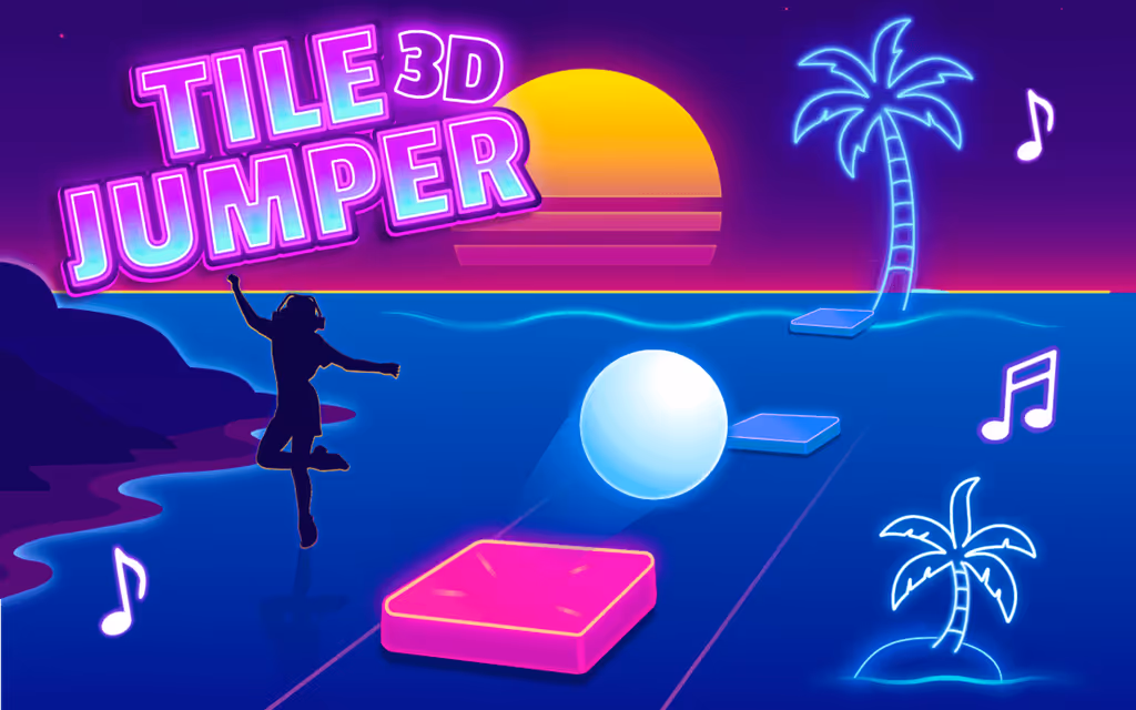 Tile Jumper 3D logo