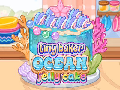 Tiny Baker Ocean Jelly Cake logo