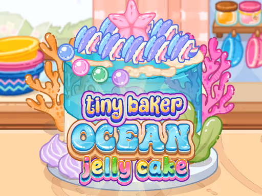 Tiny Baker Ocean Jelly Cake logo
