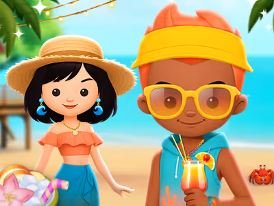 Toca Teens Floating Beach Party logo
