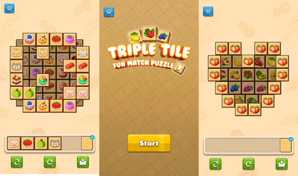 Triple Tile: Fun Match Puzzle 3 logo