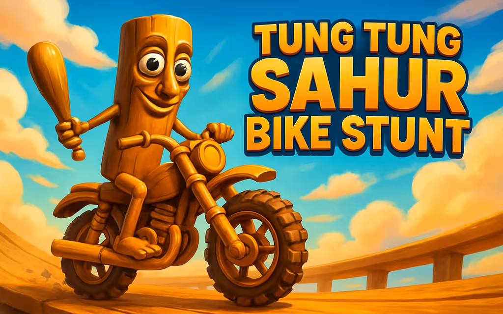 Tung Tung Sahur Bike Stunt logo