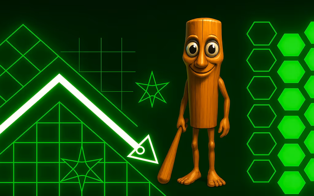 Tung Tung Sahur in Geometry Dash logo