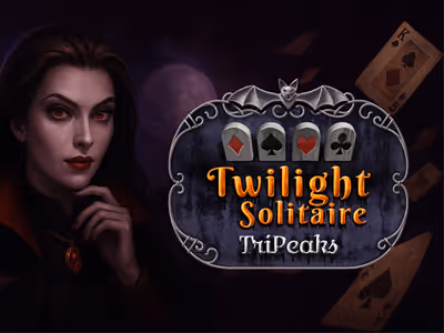 Twilight Solitaire TriPeaks logo
