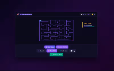 Ultimate Maze logo