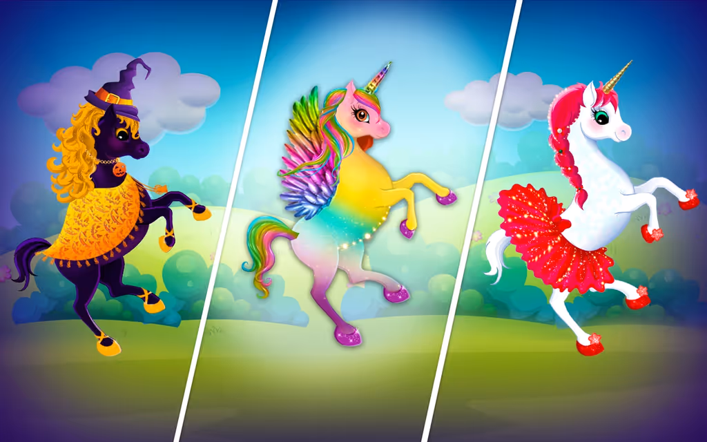 Unicorn Dress Up: Makeup Games logo