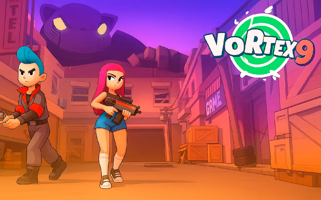 Vortex 9 Online Shooter logo