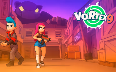 Vortex 9 Online Shooter logo