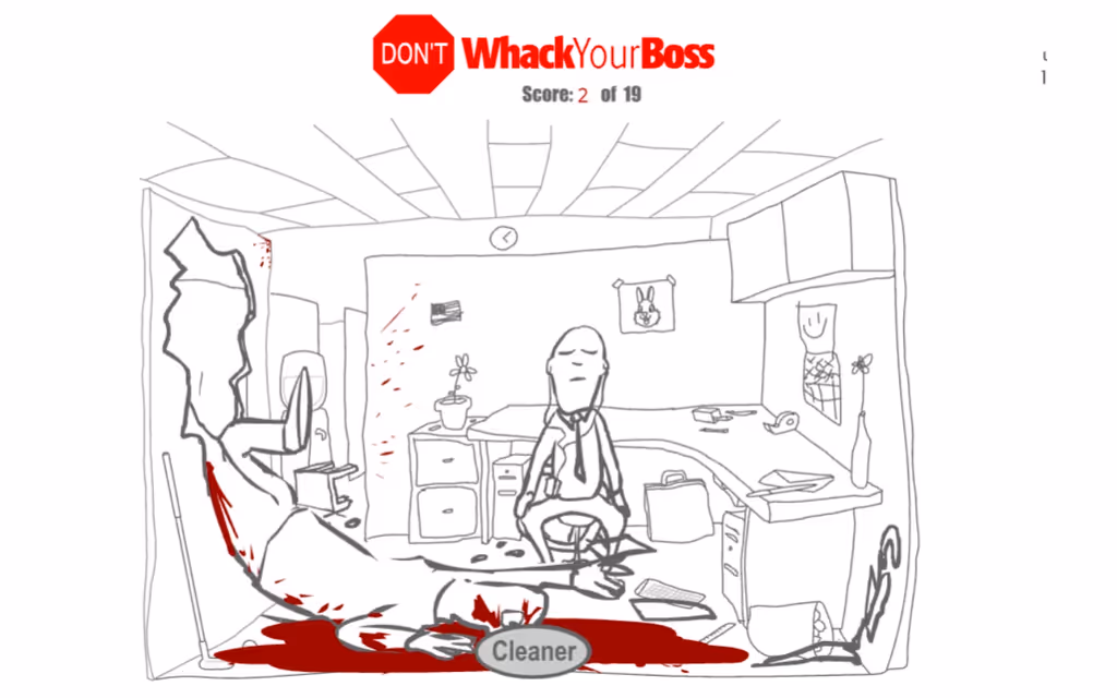Don't Whack Your Boss logo