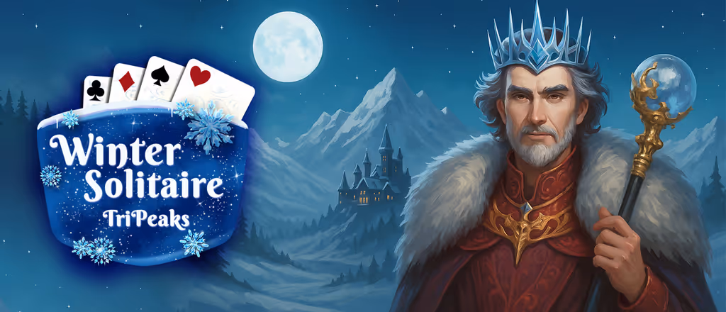 Winter Solitaire TriPeaks logo