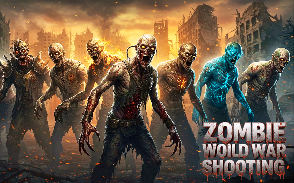Zombie World War Shooting logo